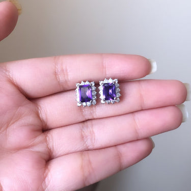 Crystal Stud Earrings Zayn Luxury Jewellery